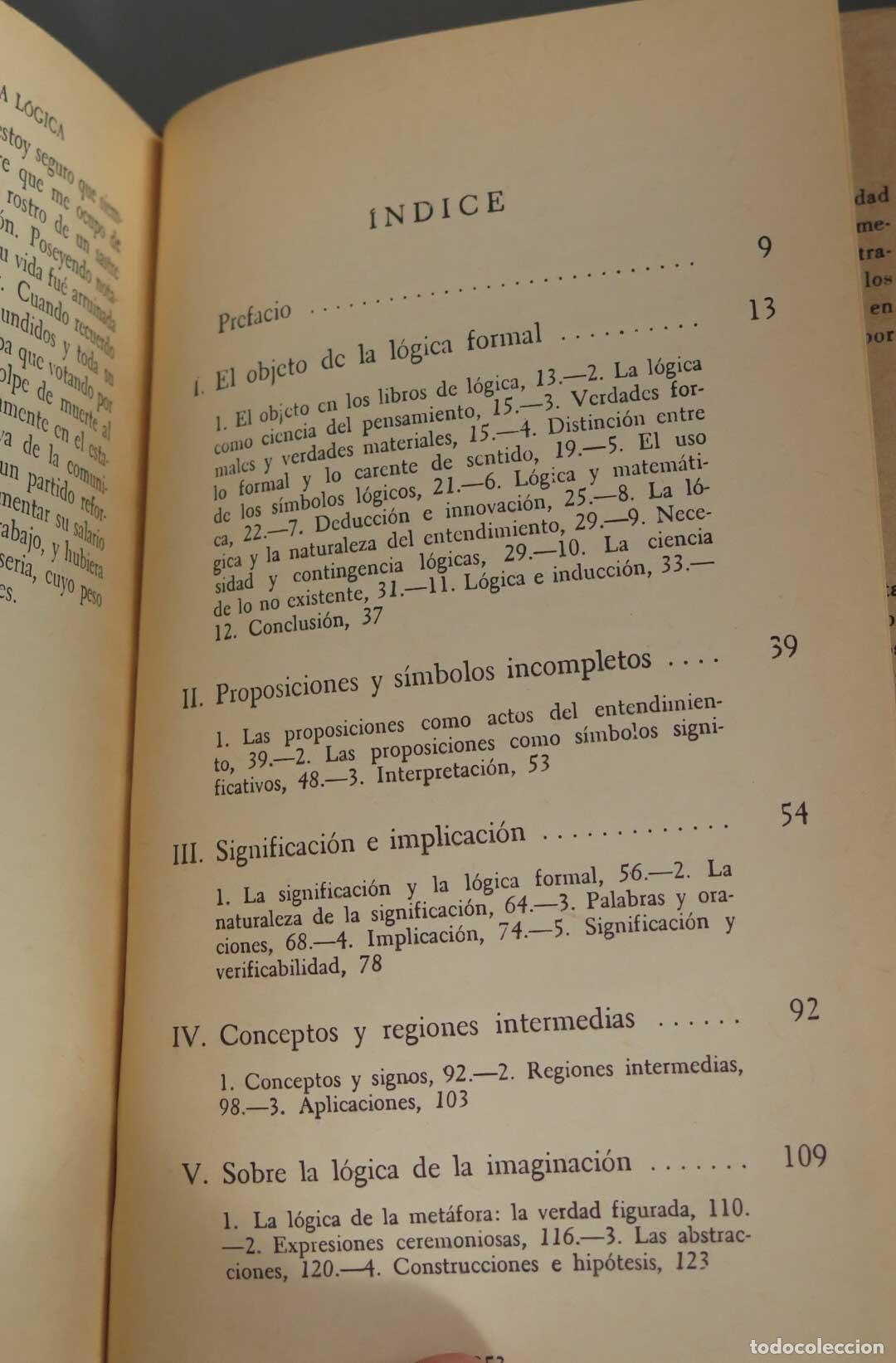 Libros de segunda mano: Introduccion a la logica. Morris Cohen. 1973 - Foto 2