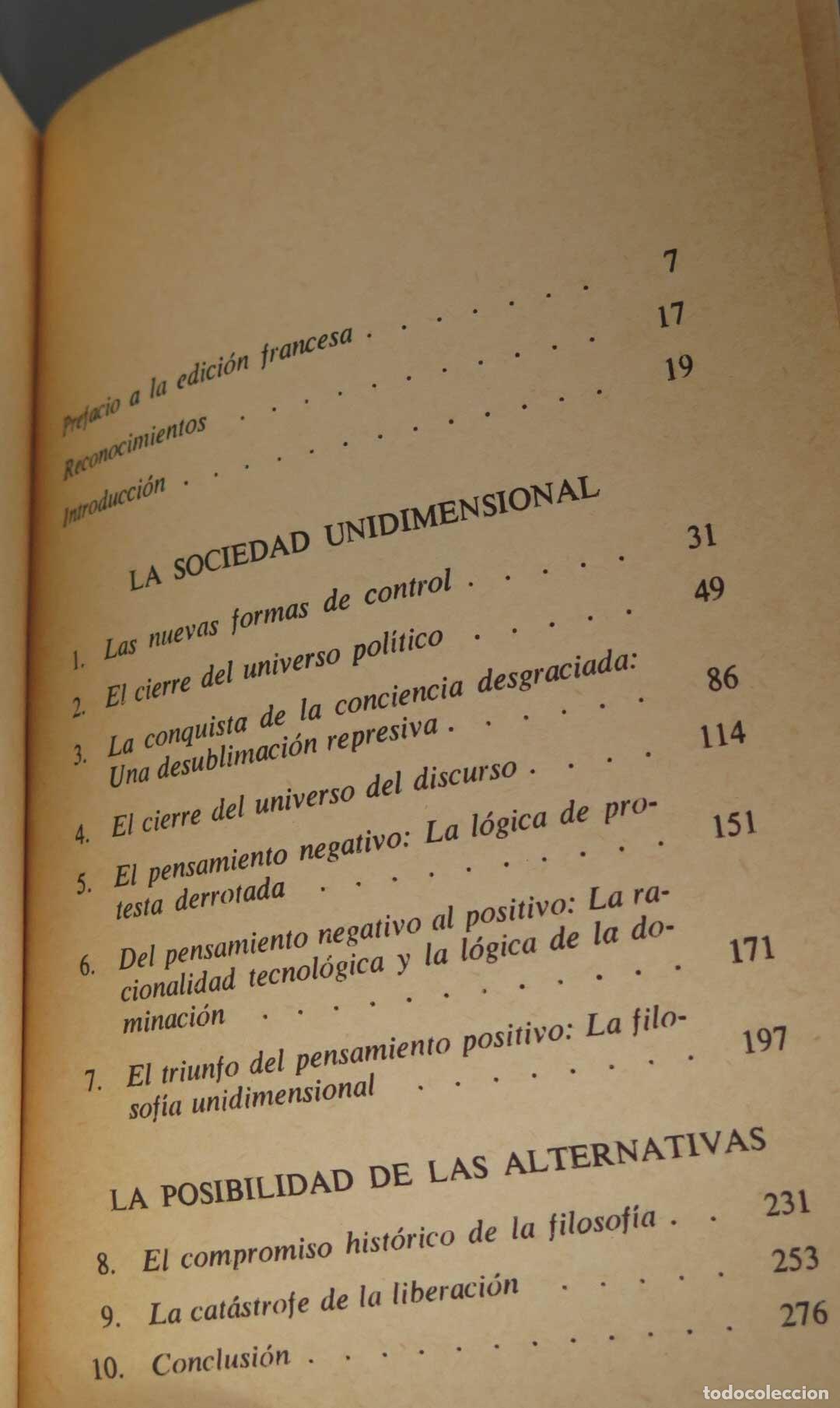 Libros de segunda mano: El hombre unidimensional. Marcuse - Foto 2
