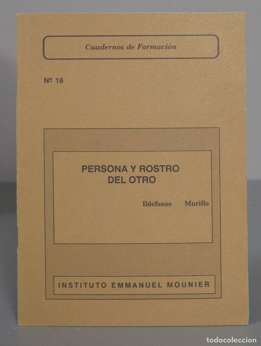 Libros de segunda mano: PERSONA Y ROSTRO DEL OTRO, ILDEFONSO MURILLO - Foto 1