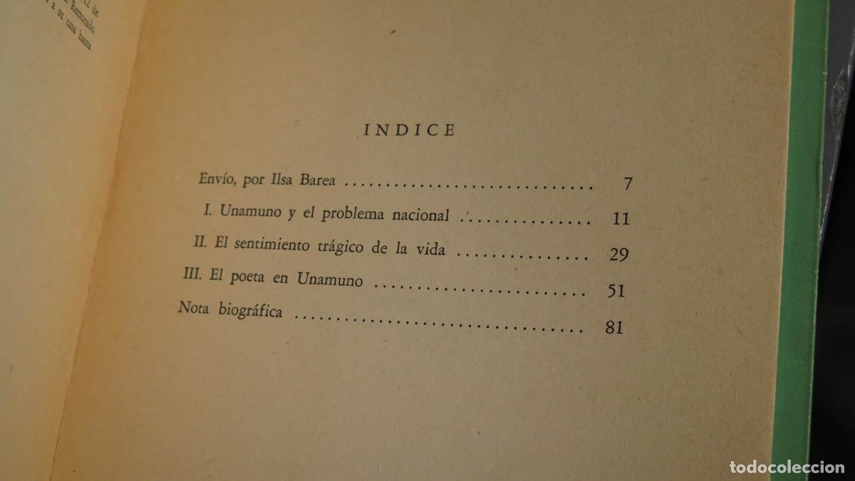 Libros de segunda mano: UNAMUNO. BAREA. 1959 - Foto 2