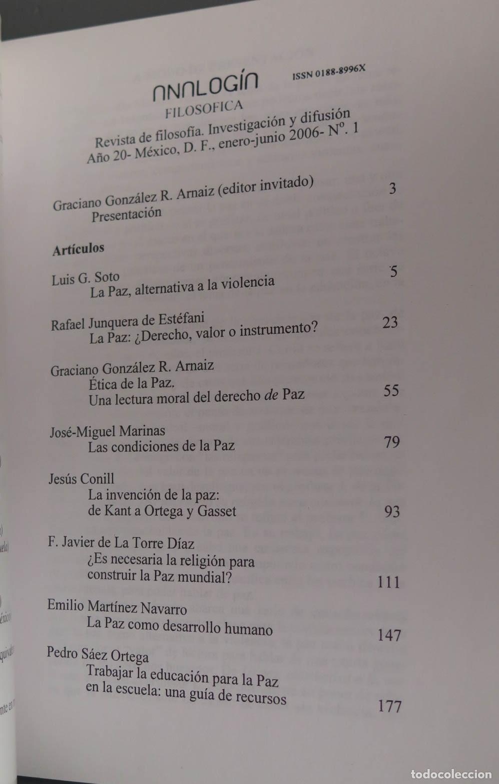 Libros de segunda mano: ANALOGIA. 1. 2006. LA PAZ - Foto 2