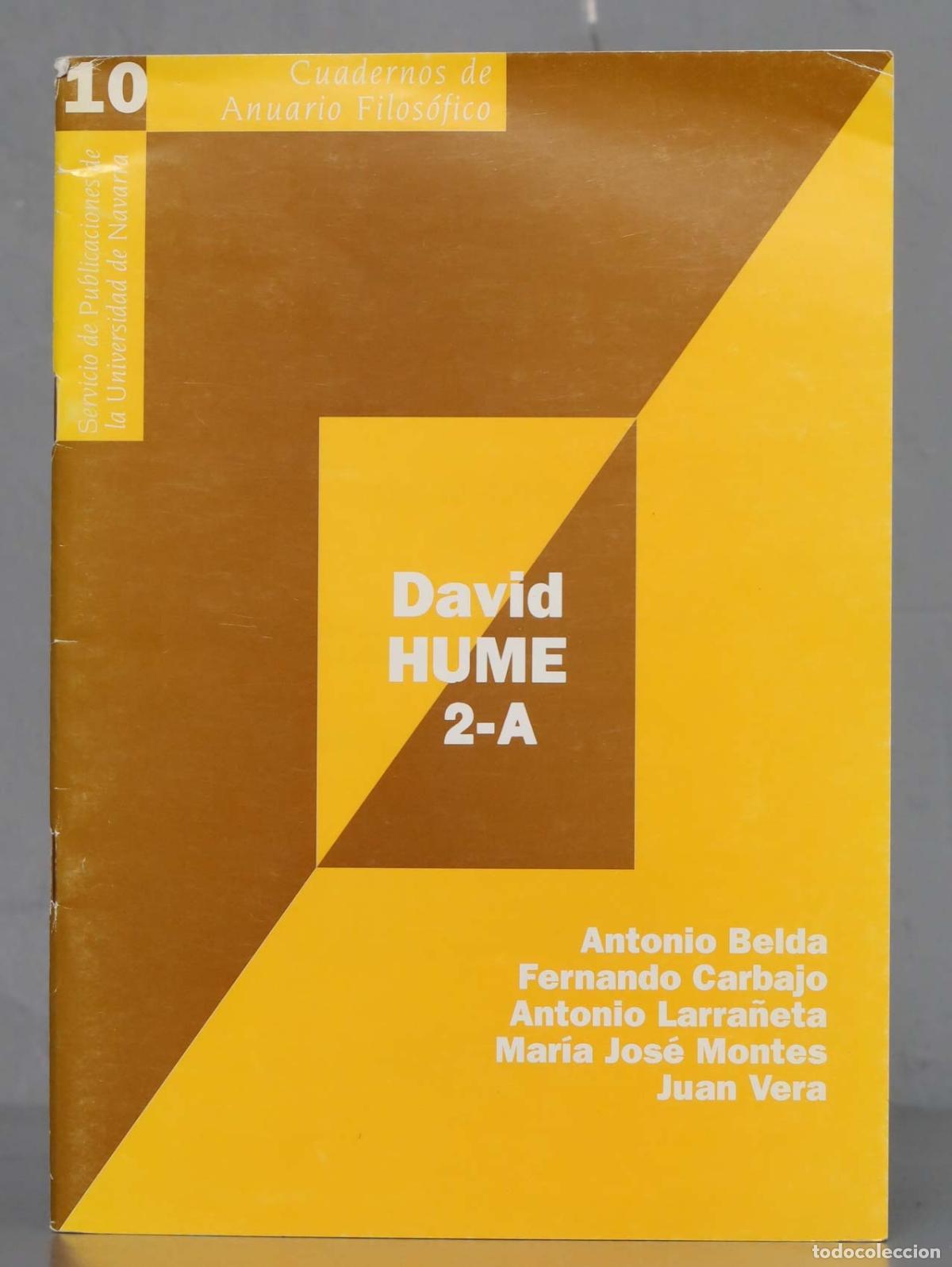 Libros de segunda mano: DAVID HUME. 2A. VV.AA - Foto 1