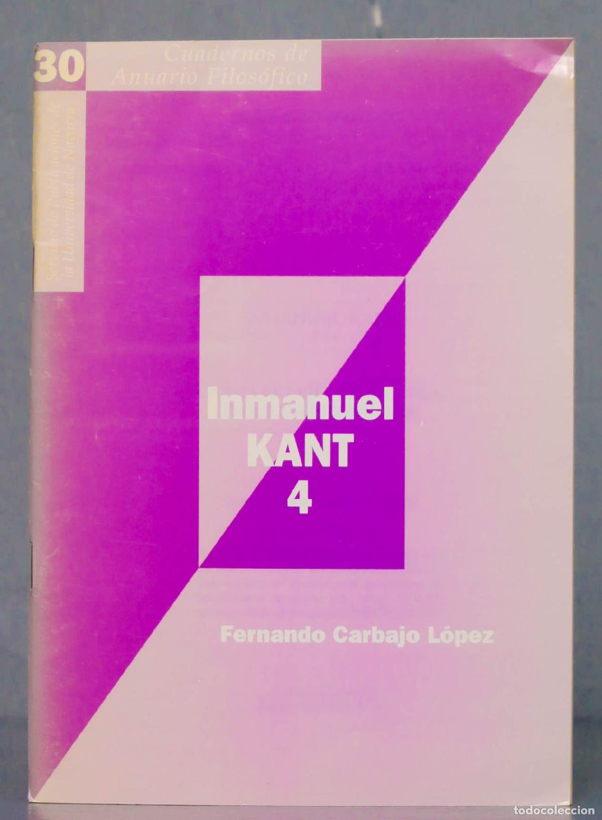 Libros de segunda mano: KANT. 4. CARBAJO LOPEZ - Foto 1
