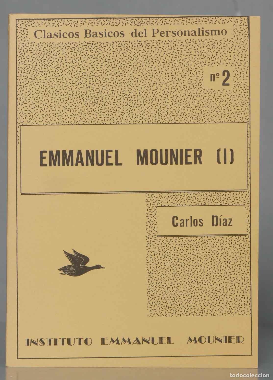 Libros de segunda mano: MOUNIER. I. CARLOS DIAZ - Foto 1