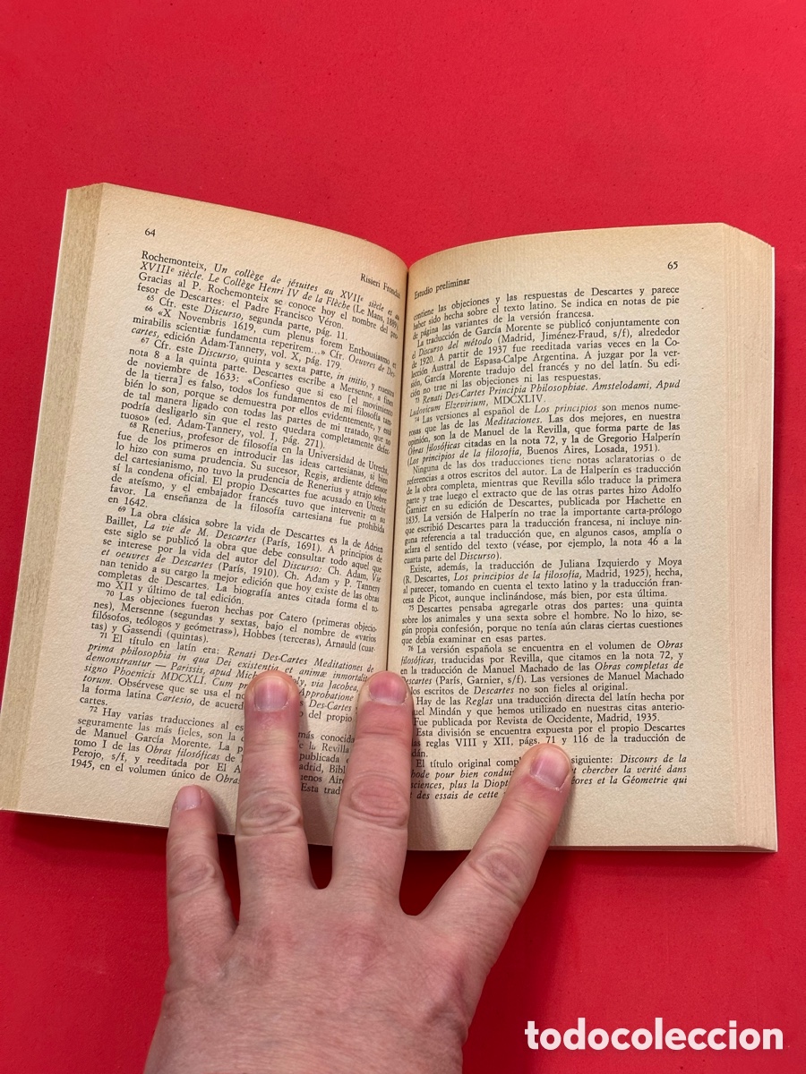 Libros de segunda mano: Discurso del m&eacute;todo (Ren&eacute; Descartes) - Foto 4
