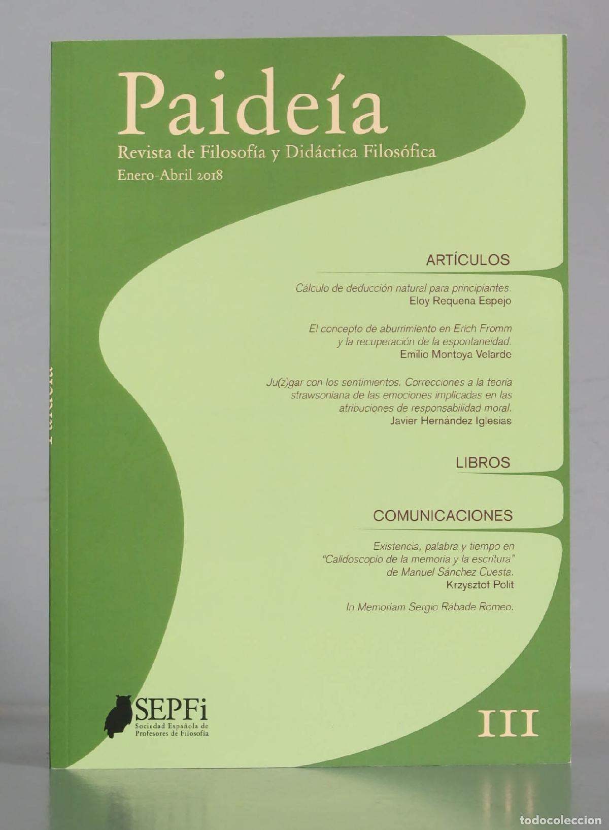 Libros de segunda mano: PAIDEIA. FROMM. MORAL... III - Foto 1