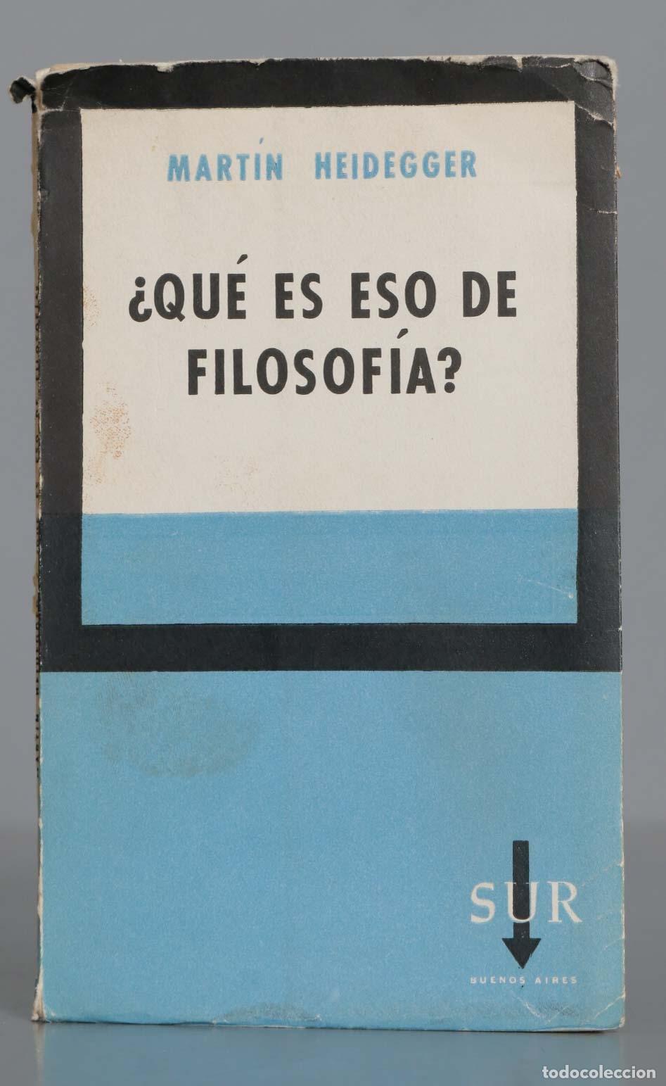 Libros de segunda mano: Que es filosofia. Heidegger. 1960 - Foto 1