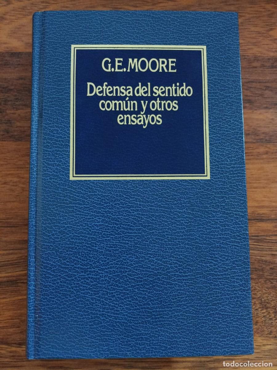 Libros de segunda mano: DEFENSA DEL SENTIDO COMUN Y OTROS ENSAYOS, de G.E. MOORE - Foto 1