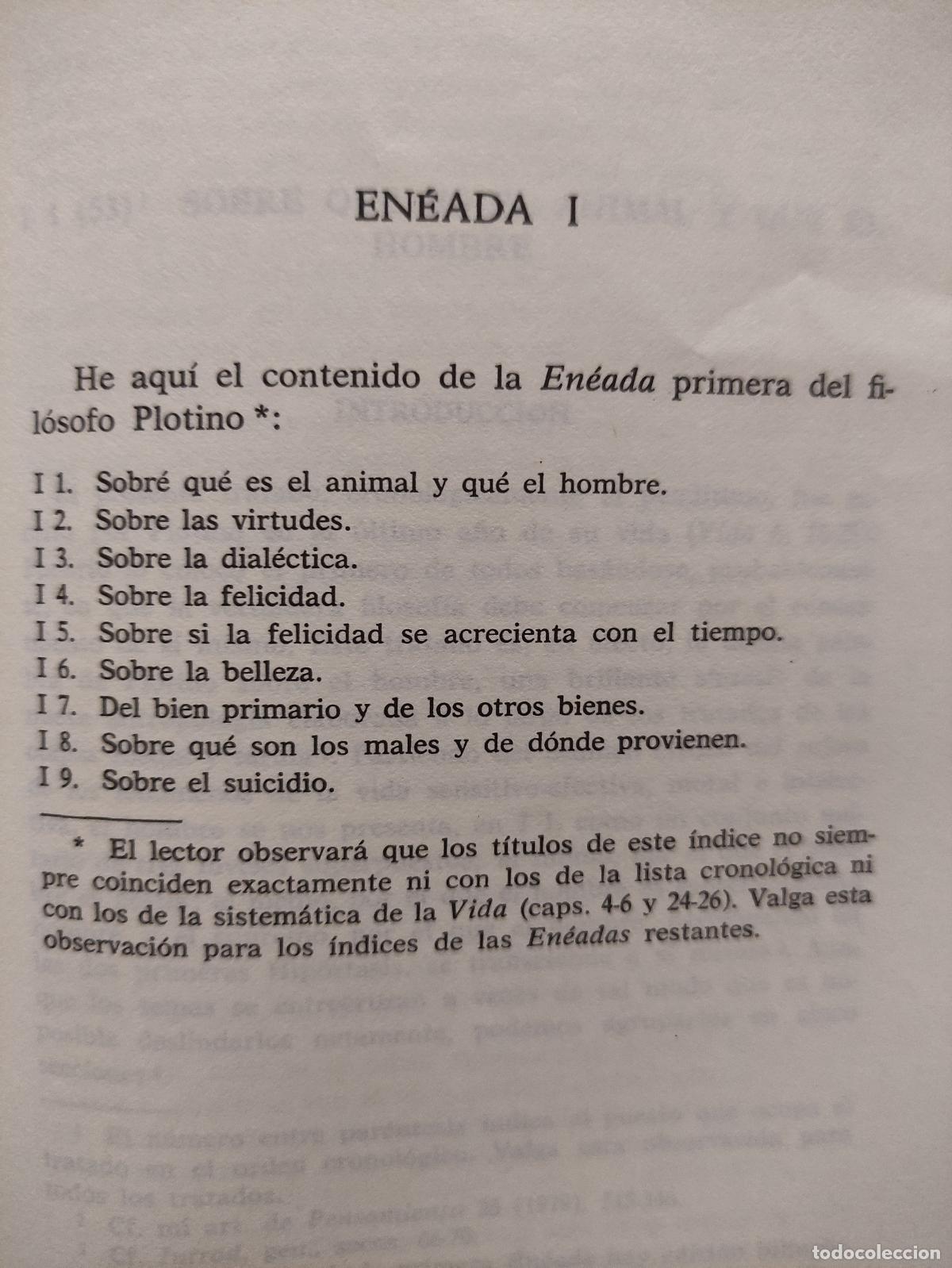 Libros de segunda mano: PORFIRIO - VIDA DE PLOTINO - ENEADAS I-II - PLOTINO - Gredos - Foto 3