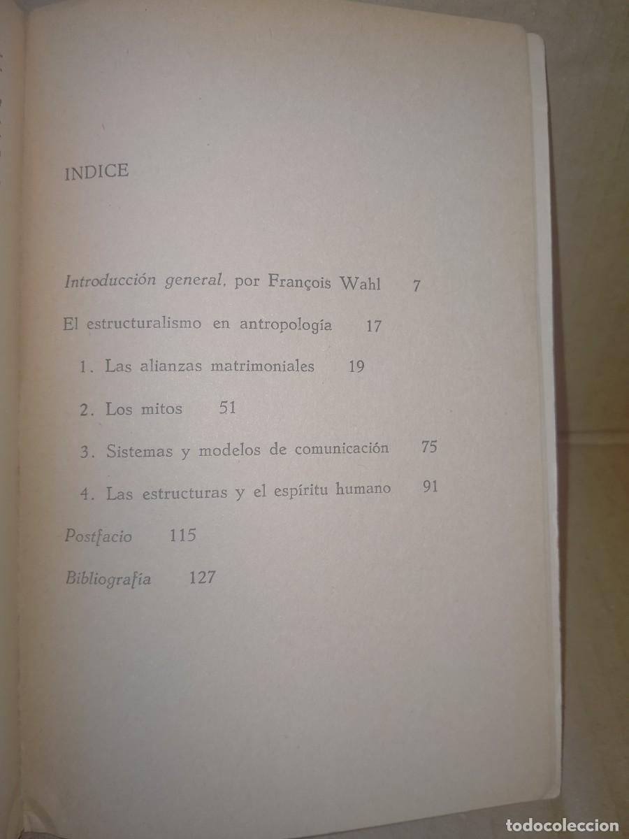 Libros de segunda mano: DAN SPERBER. &iquest;QU&Eacute; ES EL ESTRUCTURALISMO? .LOSADA - Foto 2