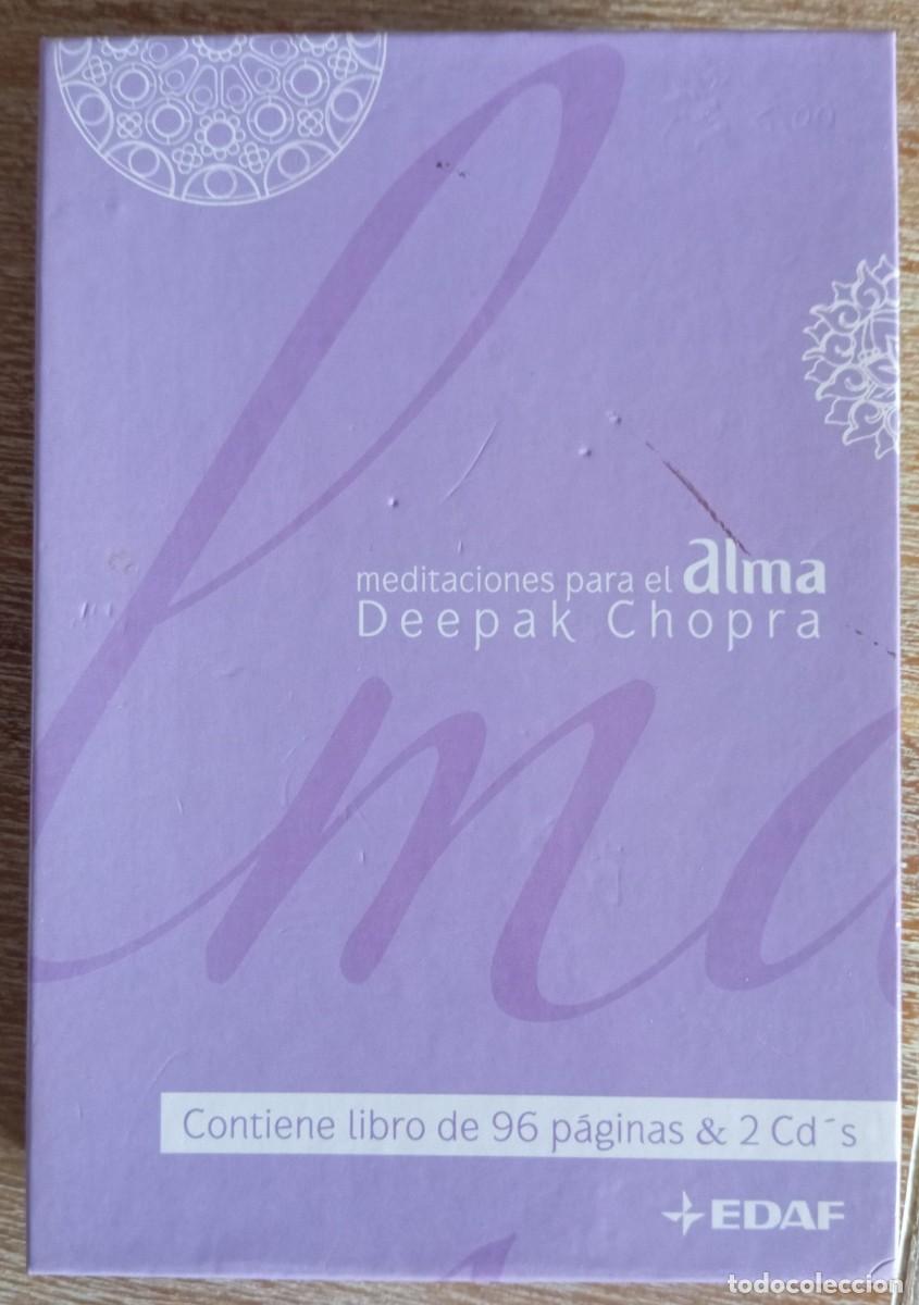 Libros de segunda mano: MEDITACIONES PARA EL ALMA - DEEPAK CHOPRA - 1 LIBRO + 2 CD - Foto 1