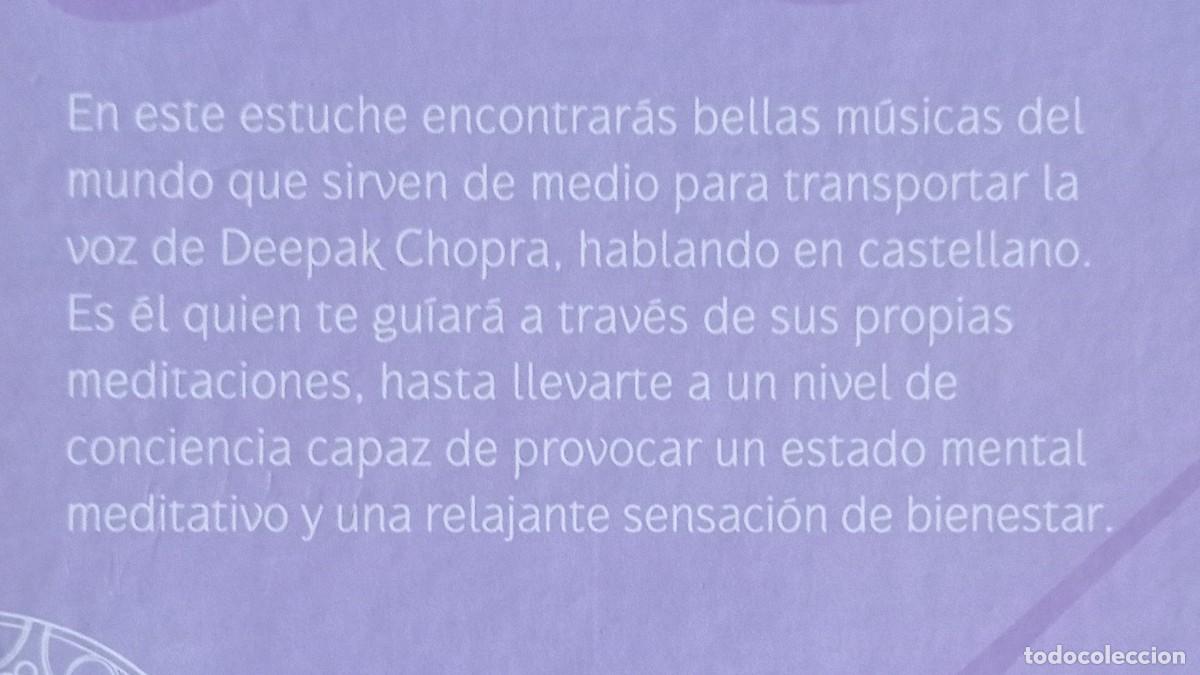 Libros de segunda mano: MEDITACIONES PARA EL ALMA - DEEPAK CHOPRA - 1 LIBRO + 2 CD - Foto 2