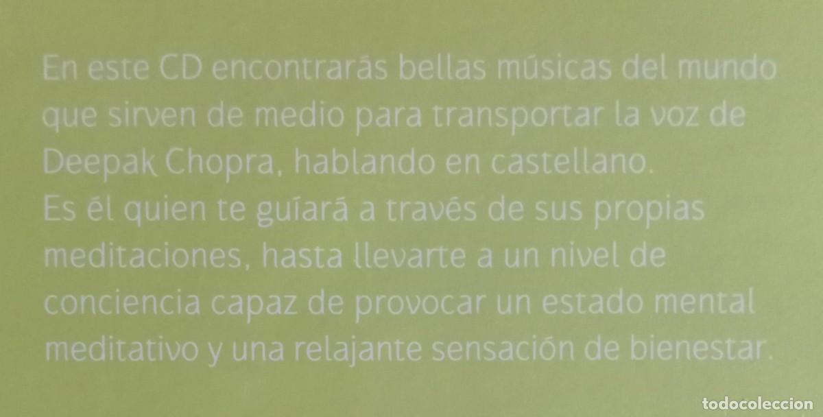 Libros de segunda mano: MEDITACIONES PARA EL ALMA - DEEPAK CHOPRA - 1 LIBRO + 2 CD - Foto 7
