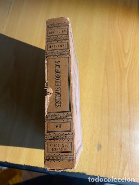 Libros de segunda mano: SISTEMAS FILOS&Oacute;FICOS - Foto 4