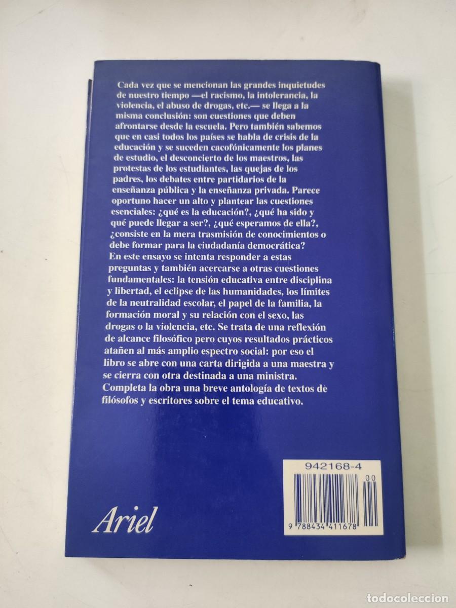 Libros de segunda mano: El valor de educar. Fernando Savater - Foto 2