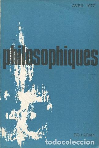 Libros de segunda mano: PHILOSOPHIQUES. REVUE DE LA SOCIETE DE PHILOSOPHIE DU QUEBEC. VOL. IV, N&ordm; 1: LES ECPLICATIONS CASUAL