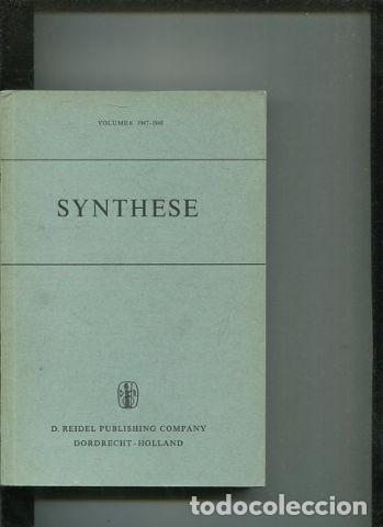 Libri di seconda mano: SYNTHESE VOLUME 6 1947-1948. - VV.AA.
