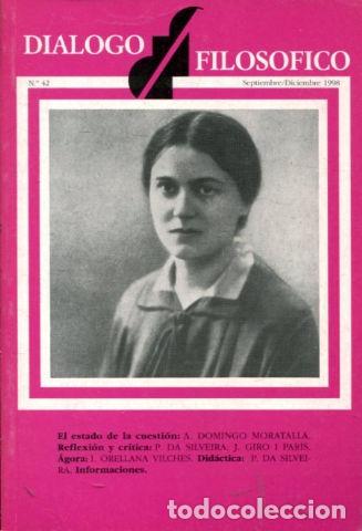 Gebrauchte B&uuml;cher: DIALOGO FILOSOFICO N&ordm; 42 SEPTIEMBRE-DICIEMBRE 1998. -
