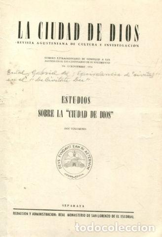 Gebrauchte B&uuml;cher: EQUIVALENCIA DE &rdquo; CIVITAS&rdquo; EN EL &rdquo; DE CIVITATE DEI&rdquo;. - ROSADO Juan Jose R.