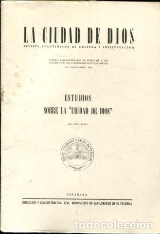 Gebrauchte B&uuml;cher: EL ESPIRITU VIRGILIANO EN LA &rdquo; CIUDAD DE DIOS&rdquo;. - MARTINEZ MORAN Felipe.