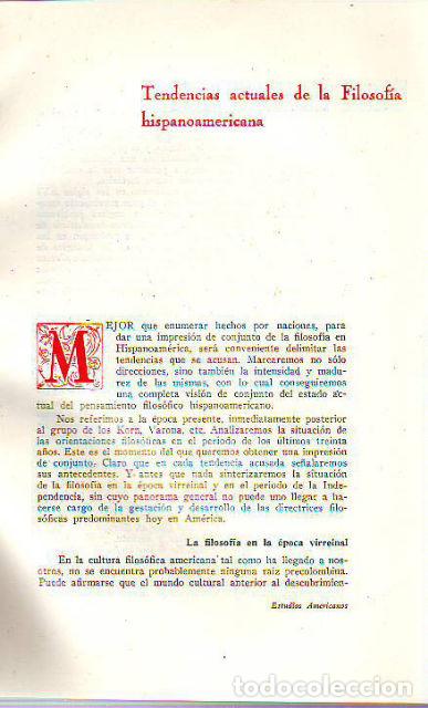 Libri di seconda mano: TENDENCIAS ACTUALES DE LA FILOSOFIA HISPANOAMERICANA. - PE&Ntilde;ALVER Patricio.