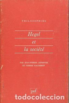 Libros de segunda mano: HEGEL ET LA SOCIETE. - VV.AA. - Foto 1