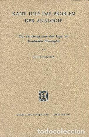 Libros de segunda mano: KANT UND DAS PROBLEM DER ANALOGIE. - TAKEDA Sueo.