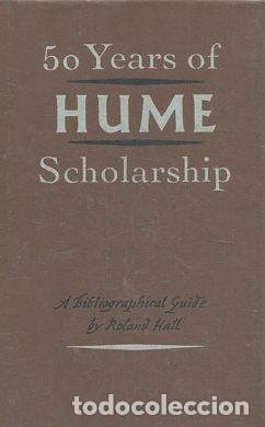 Libri di seconda mano: 50 YEARS OF HUME SCHOLARSHIP. - Hall Roland.