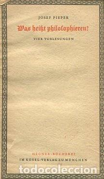 Second hand books: MAS HEIKT PHILOFOPHIEREN? - PIERER Josef.