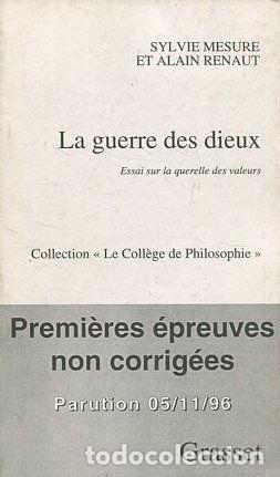 Second hand books: LA GUERRE DES DIEUX. - VV.AA.