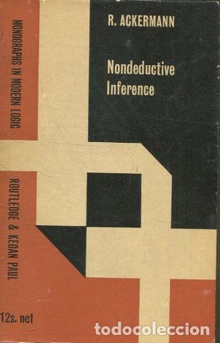 Gebrauchte B&uuml;cher: NONDEDUCTIVE INFERENCE. - ACKERMANN R.