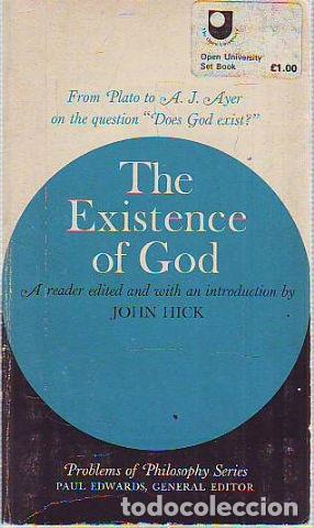 Gebrauchte B&uuml;cher: THE EXISTENCE OF GOD. - HICK John.