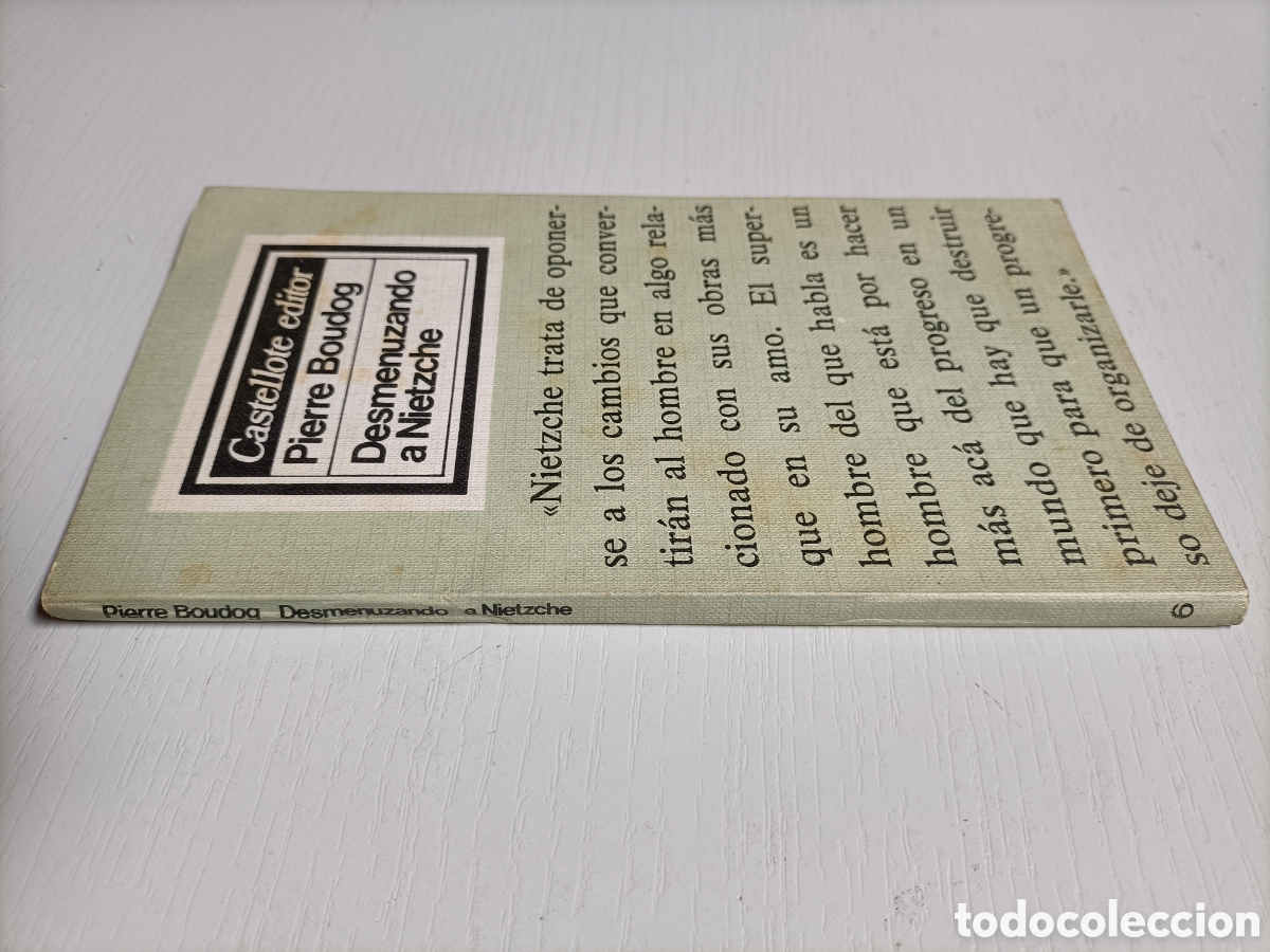 Libros de segunda mano: Desmenuzando a Nietzsche . Pierre Boudog - Foto 1