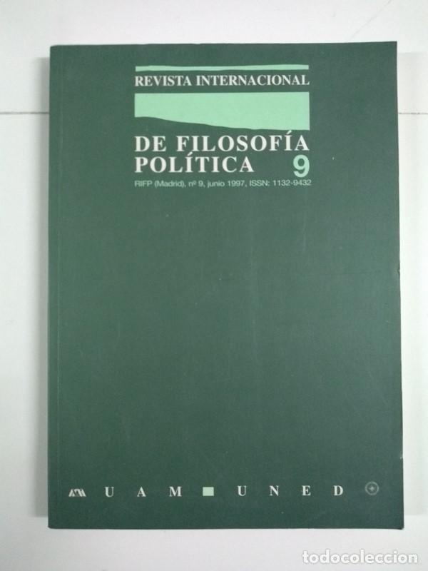 Gebrauchte B&uuml;cher: Revista internacional de filosof&iacute;a pol&iacute;tica 9
