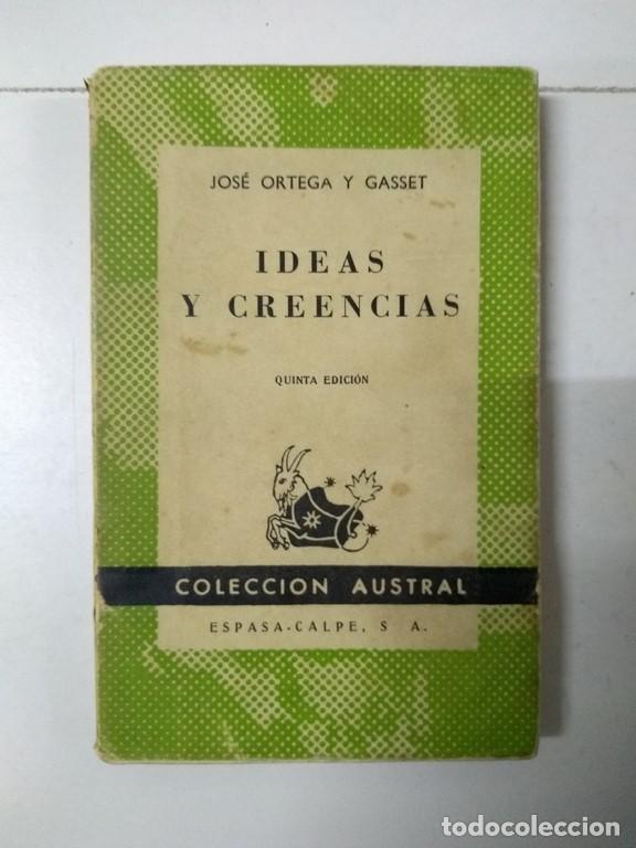 Libros de segunda mano: Ideas y creencias - Jos&eacute; Ortega y Gasset - Foto 1