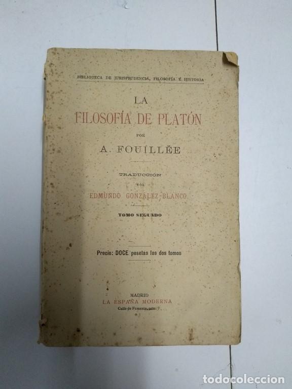 Libros de segunda mano: La filosof&iacute;a - A. Fouill&eacute;e - Foto 1