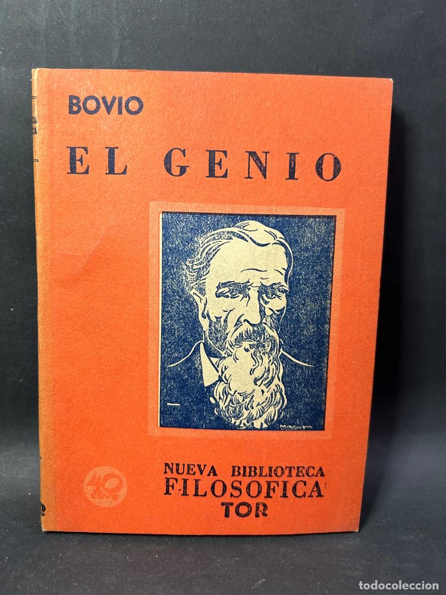 Libros de segunda mano: BOVIO - EL GENIO - 1943 - Foto 1