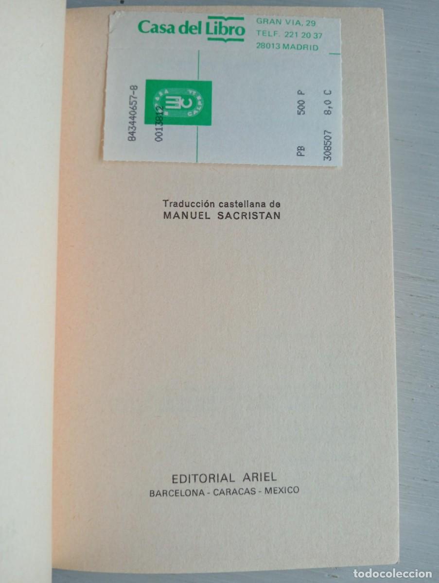 Libros de segunda mano: El final de la utop&iacute;a - Herbert Marcuse - Ariel - 1981 - Foto 4