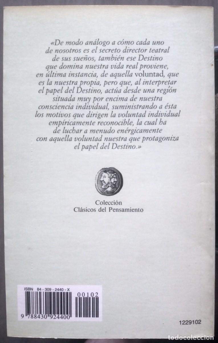 Libros de segunda mano: Arthur Schopenhauer . Los designios del Destino - Foto 2