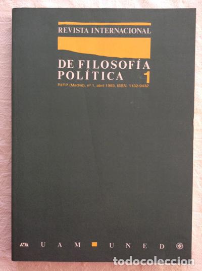Second hand books: Revista internacional de filosof&iacute;a pol&iacute;tica N&ordm; 1