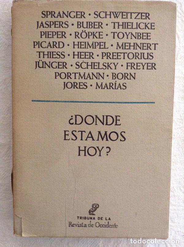 Second hand books: D&oacute;nde estamos hoy? - Born, Buber y otros