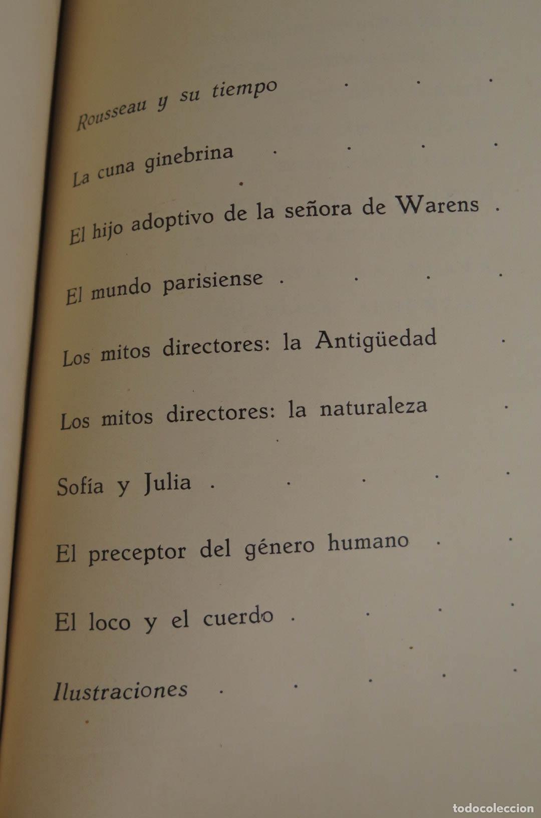 Libros de segunda mano: ROUSSEAU Y SU TIEMPO ROGER LABROUSSE - Foto 2