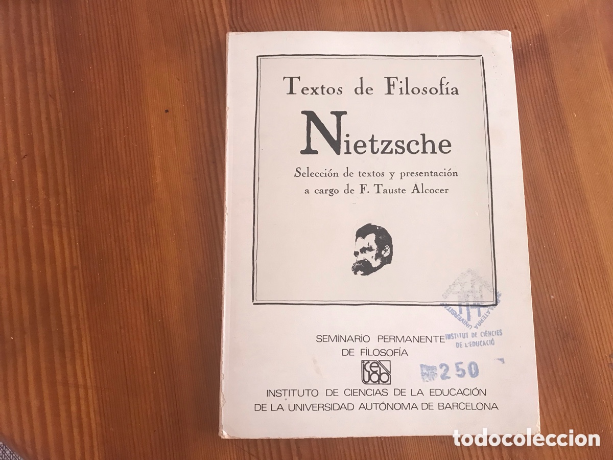 Libros de segunda mano: Textos de filosof&iacute;a. Nietzsche - Foto 1
