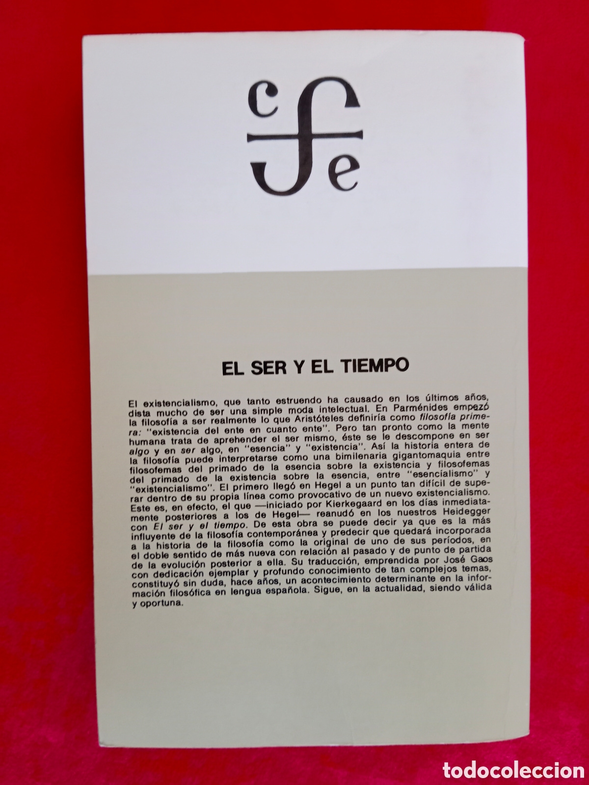 Libros de segunda mano: EL SER Y EL TIEMPO, MART&Iacute;N HEIDEGGER - Foto 3