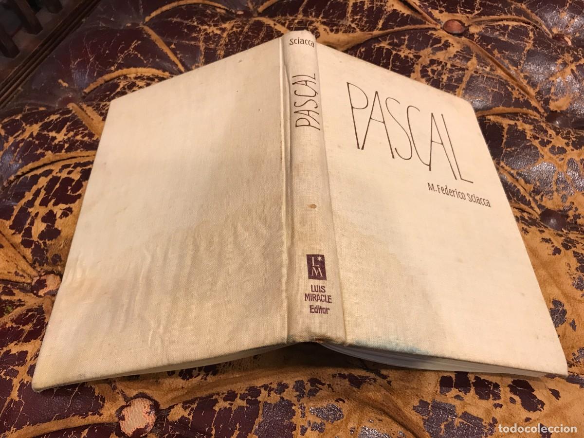 Libros de segunda mano: MICHELE FEDERICO SCIACCA. PASCAL. 1955, LUIS MIRACLE - Foto 1