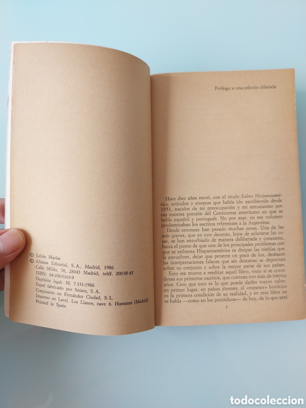 Libros de segunda mano: HISPANOAMERICA&nbsp; (JULIAN MARIAS) - Foto 5