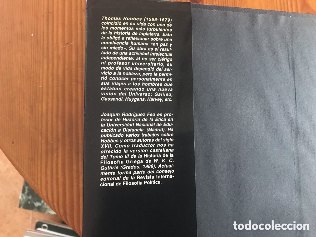 Libros de segunda mano: El ciudadano. Thomas Hobbes. Debate. CSIC. Edici&oacute;n Biling&uuml;e - Foto 5
