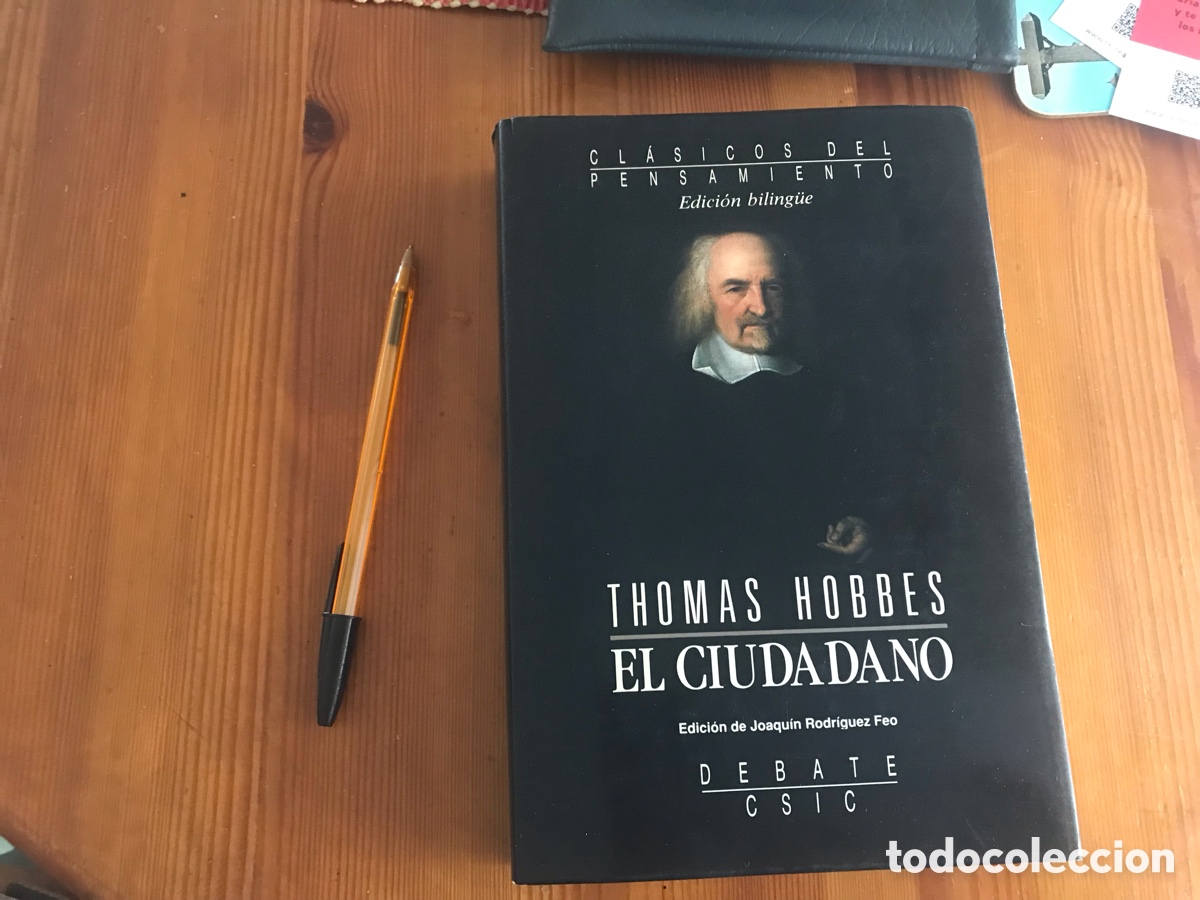 Libros de segunda mano: El ciudadano. Thomas Hobbes. Debate. CSIC. Edici&oacute;n Biling&uuml;e - Foto 1