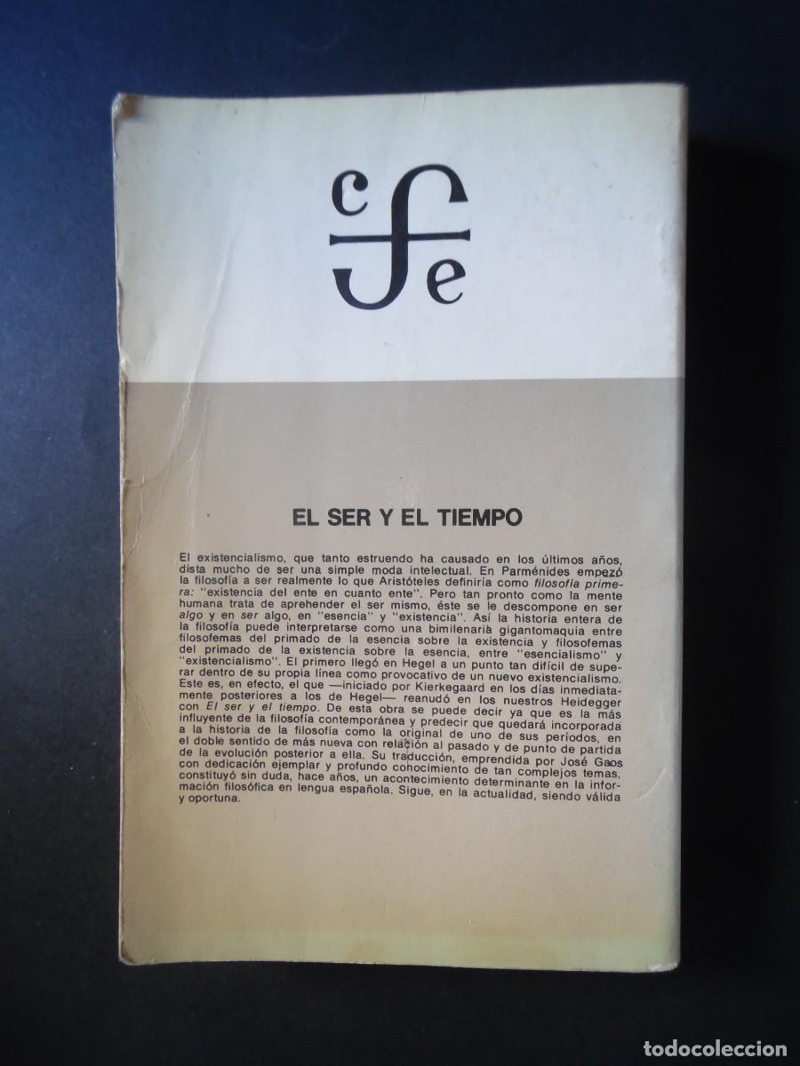 Libros de segunda mano: El ser y el tiempo, de Martin Heidegger - Foto 3