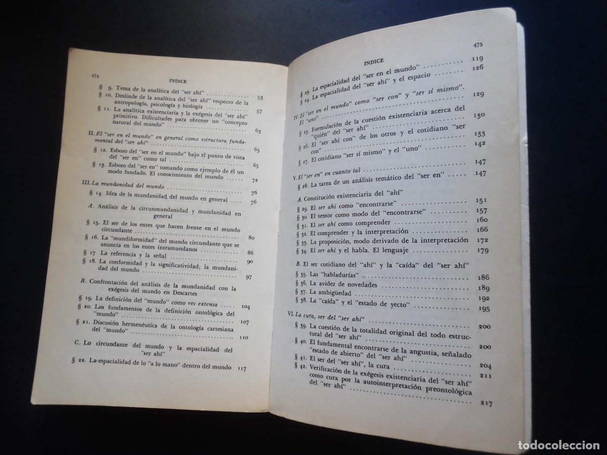 Libros de segunda mano: El ser y el tiempo, de Martin Heidegger - Foto 6